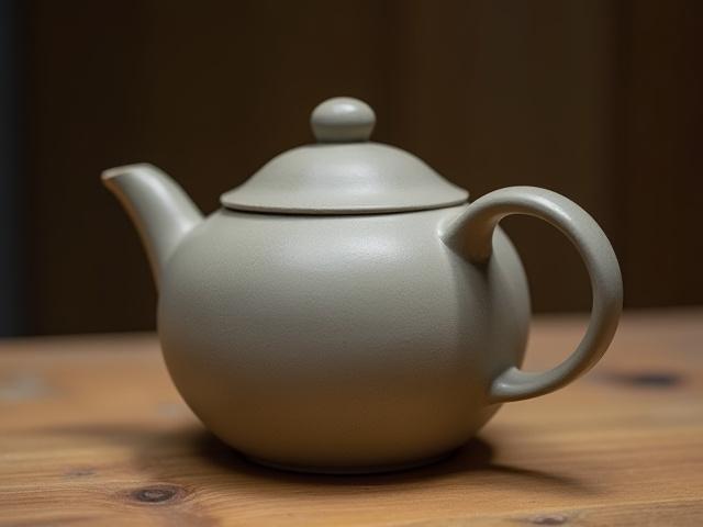 Robuste Teekanne aus Steinzeug